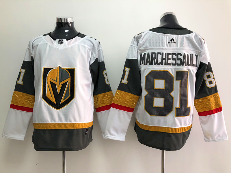 Men's Vegas Golden Knights Jonathan Marchessault #81 White Breakaway Jersey